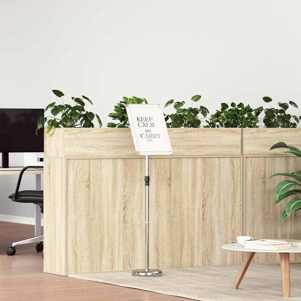 Espositori per Fiere Argento 25 x 25 x 125 cm Alluminio 42025192