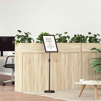 Espositori per Fiere Nero 25 x 25 x 125 cm Alluminio 42025193