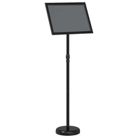 Espositori per Fiere Nero 25 x 25 x 125 cm Alluminio 42025193