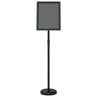 Espositori per Fiere Nero 25 x 25 x 125 cm Alluminio 42025193