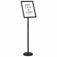 Espositori per Fiere Nero 25 x 25 x 125 cm Alluminio 42025193