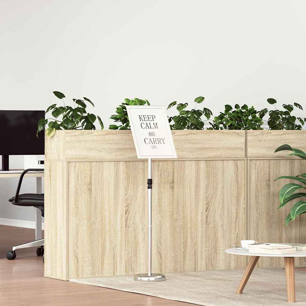 Espositori per Fiere Argento 25 x 25 x 125 cm Alluminio 42025194