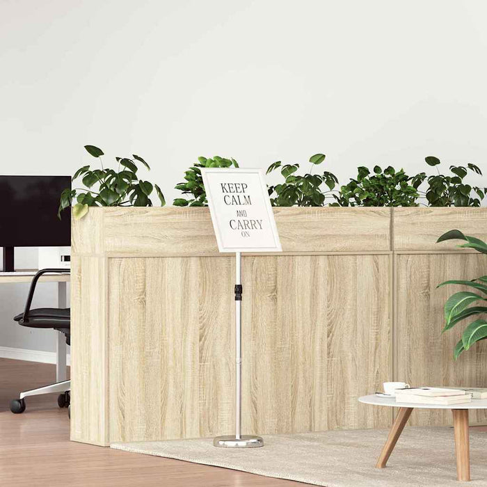 Espositori per Fiere Argento 25 x 25 x 125 cm Alluminio 42025194