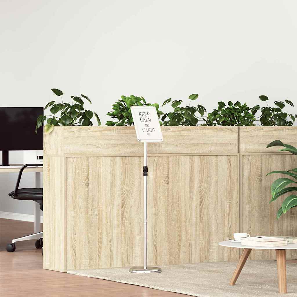 Espositori per Fiere Argento 25 x 25 x 125 cm Alluminio 42025196