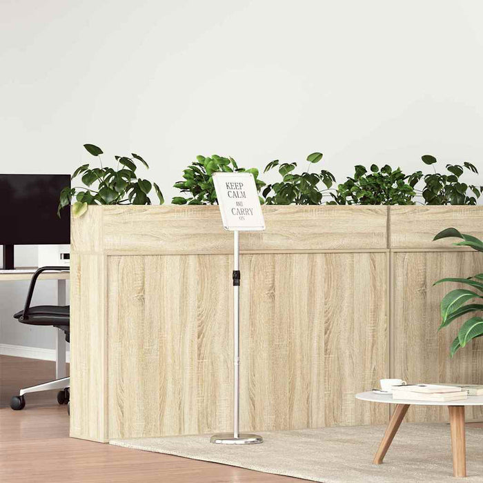 Espositori per Fiere Argento 25 x 25 x 125 cm Alluminio 42025196