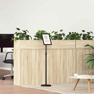 Espositori per Fiere Nero 25 x 25 x 125 cm Alluminio 42025197