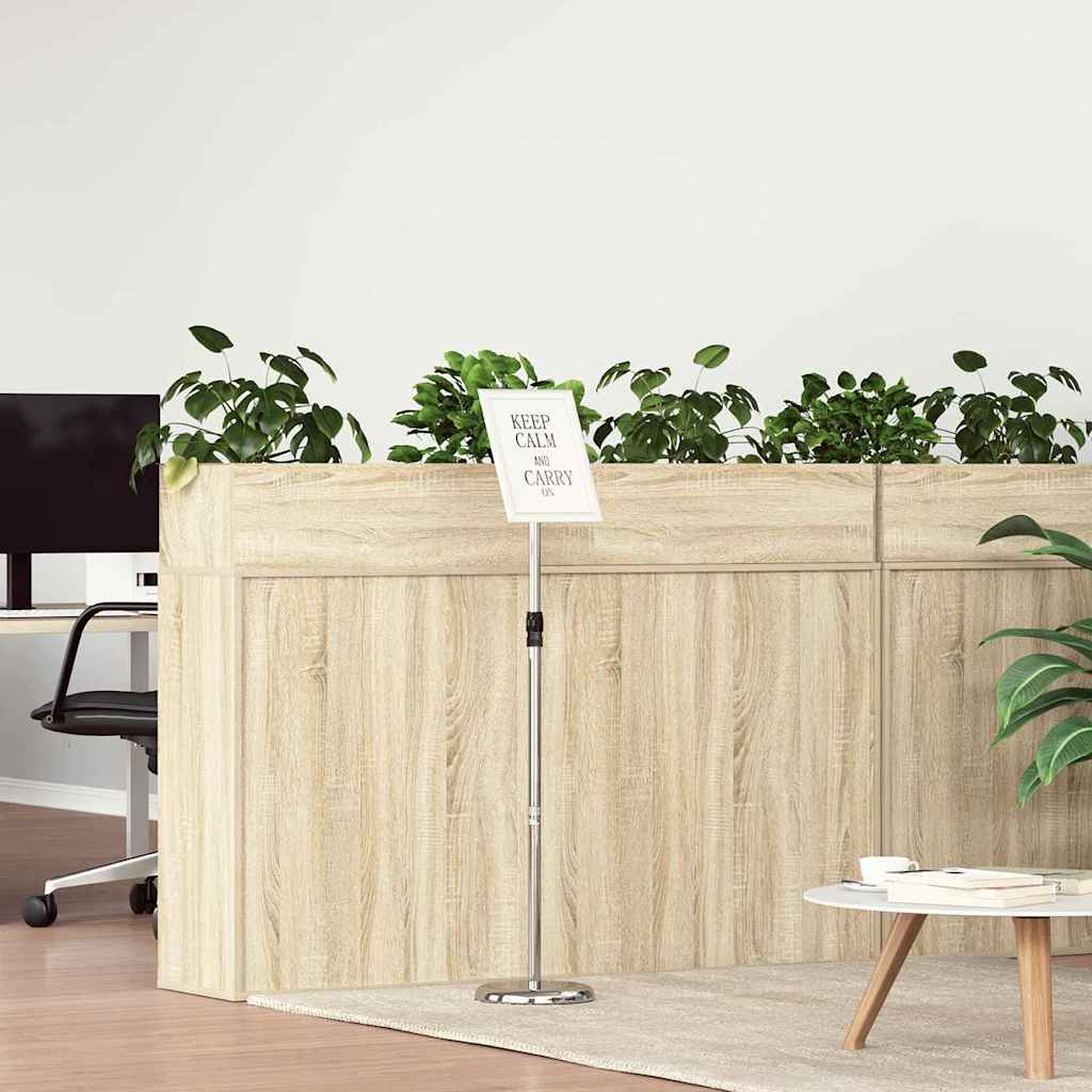 Espositori per Fiere Argento 25 x 25 x 125 cm Alluminio 42025198