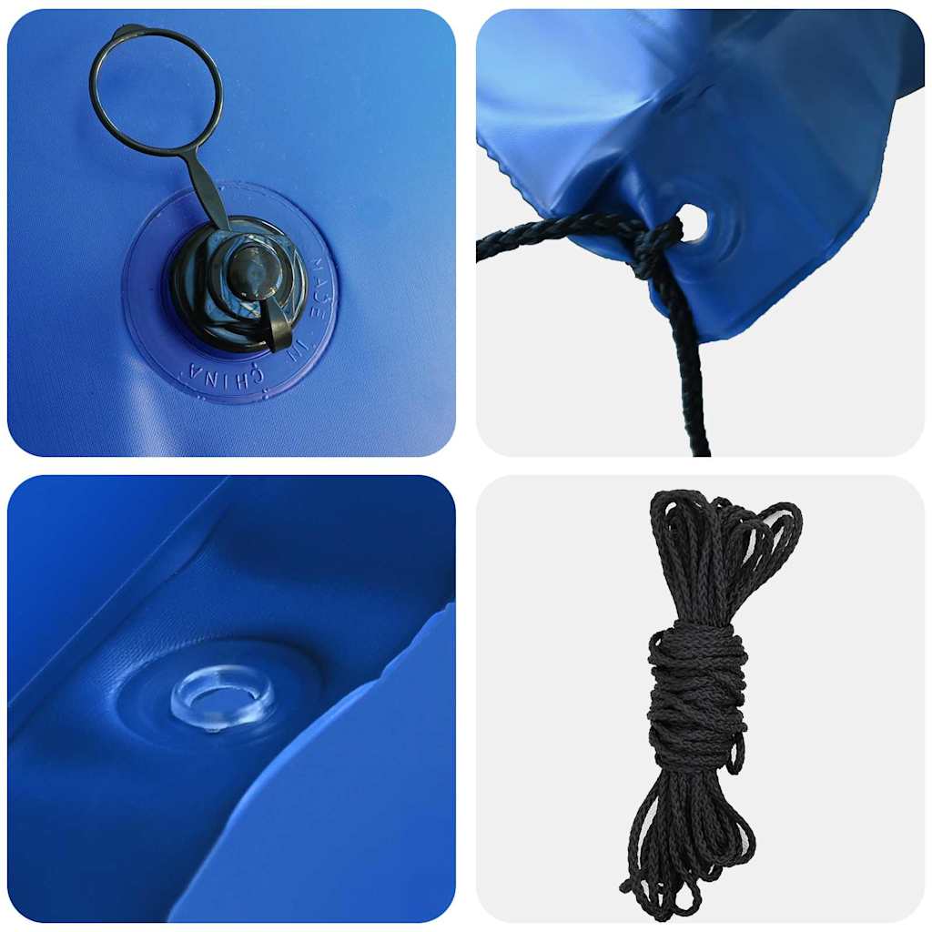 Cuscino da piscina Blu 400 x 200 x 140 cm PVC 42024535