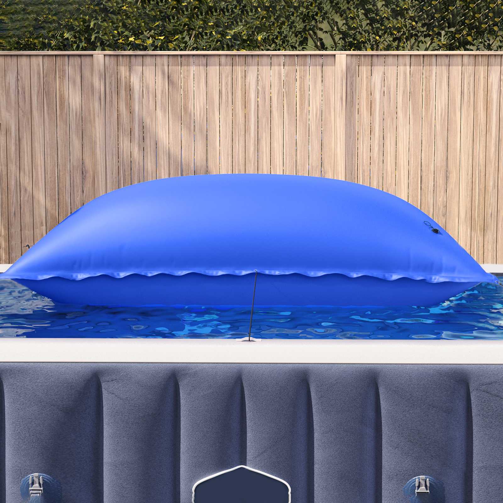 Cuscino da piscina Blu 400 x 200 x 140 cm PVC 42024535