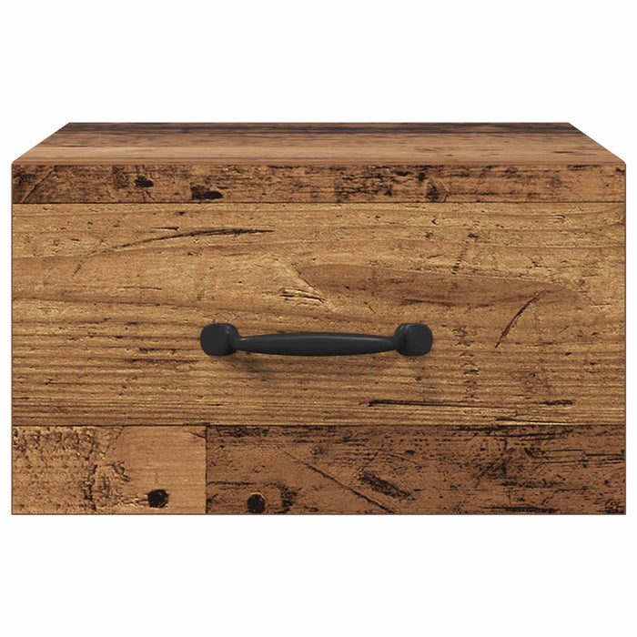 Armadio da Notte con cassetto Legno vecchio 35 x 35 x 20 cm 893632