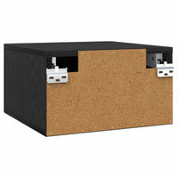 Armadio da Notte Rovere Nero 35 x 35 x 20 cm Legno multistrato 893634