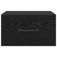 Armadio da Notte Rovere Nero 35 x 35 x 20 cm Legno multistrato 893634