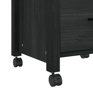 Carrello da Cucina Tinta unita Nero 42027033