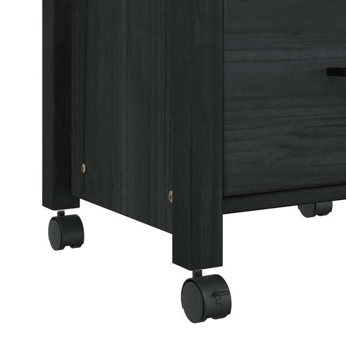 Carrello da Cucina Tinta unita Nero 42027033