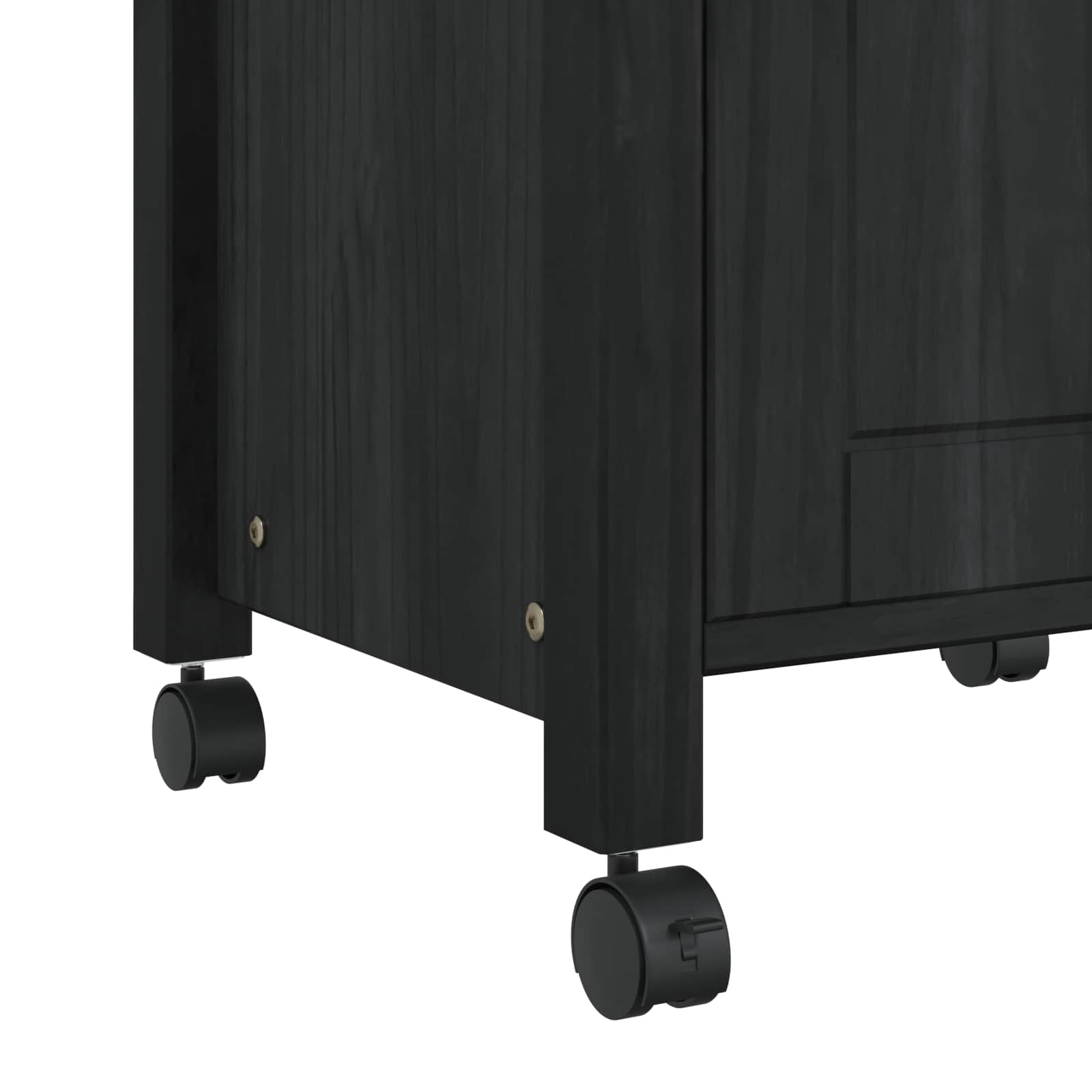 Carrello da Cucina Tinta unita Nero 42027034