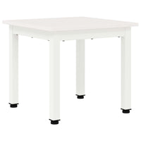 Tavolino da salotto Bianco 40 x 40 x 36 cm Pino massello 892754