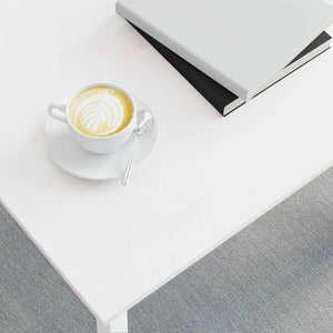 Tavolino da salotto Bianco 60 x 30 x 36 cm Pino massello 892758