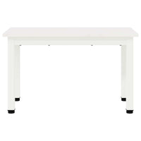 Tavolino da salotto Bianco 60 x 30 x 36 cm Pino massello 892758