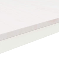 Tavolino da salotto Bianco 60 x 50 x 36 cm Pino massello 892762