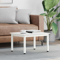 Tavolino da salotto Bianco 60 x 50 x 36 cm Pino massello 892762