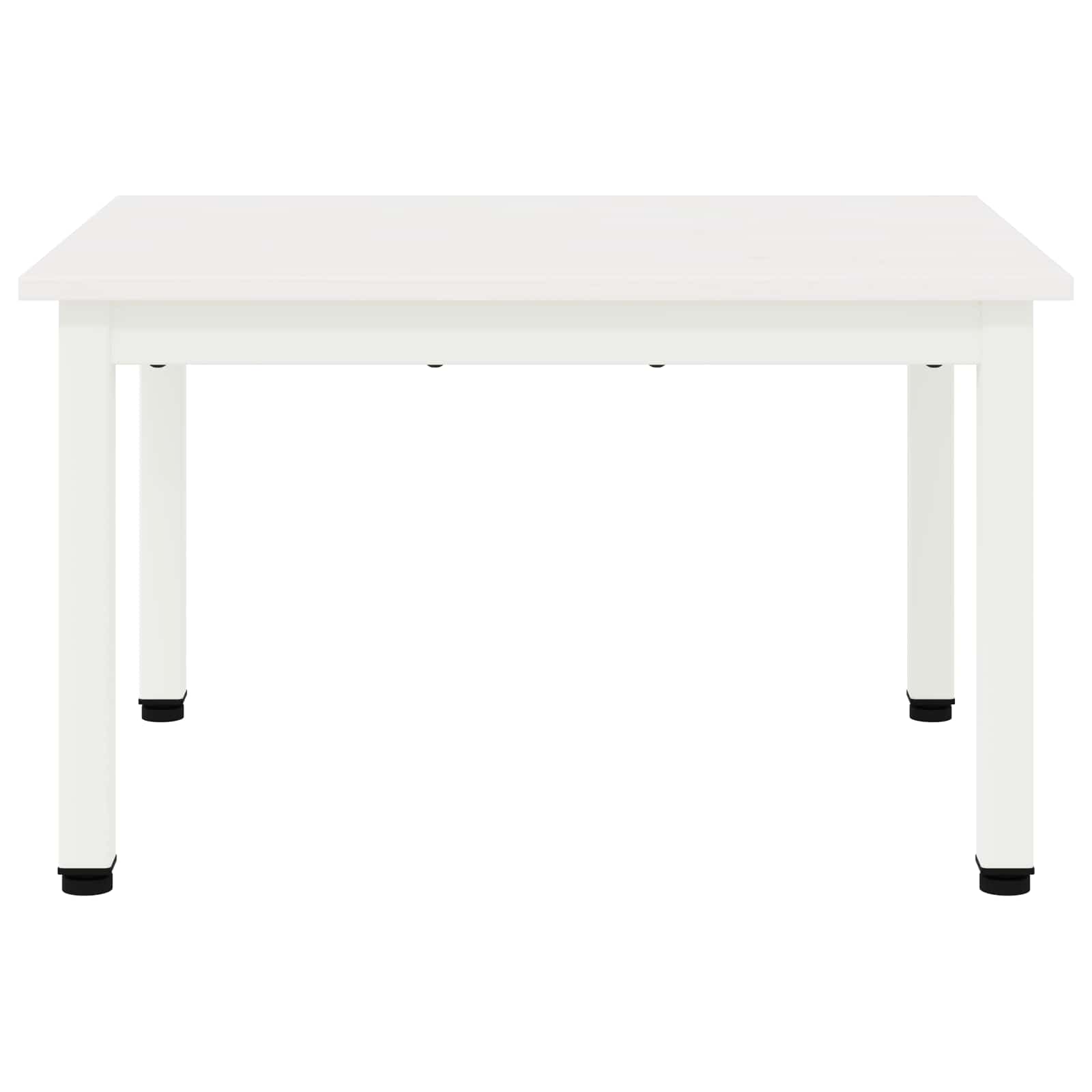 Tavolino da salotto Bianco 60 x 50 x 36 cm Pino massello 892762