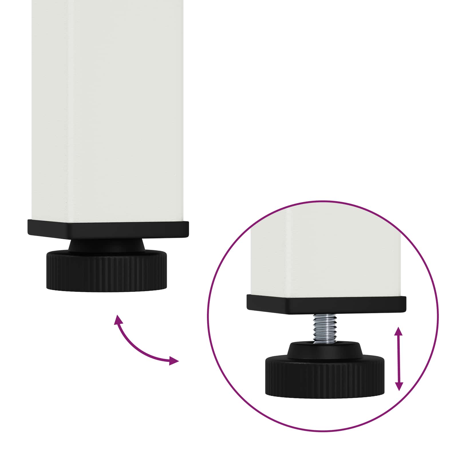 Tavolino da salotto Bianco 60 x 50 x 36 cm Pino massello 892762