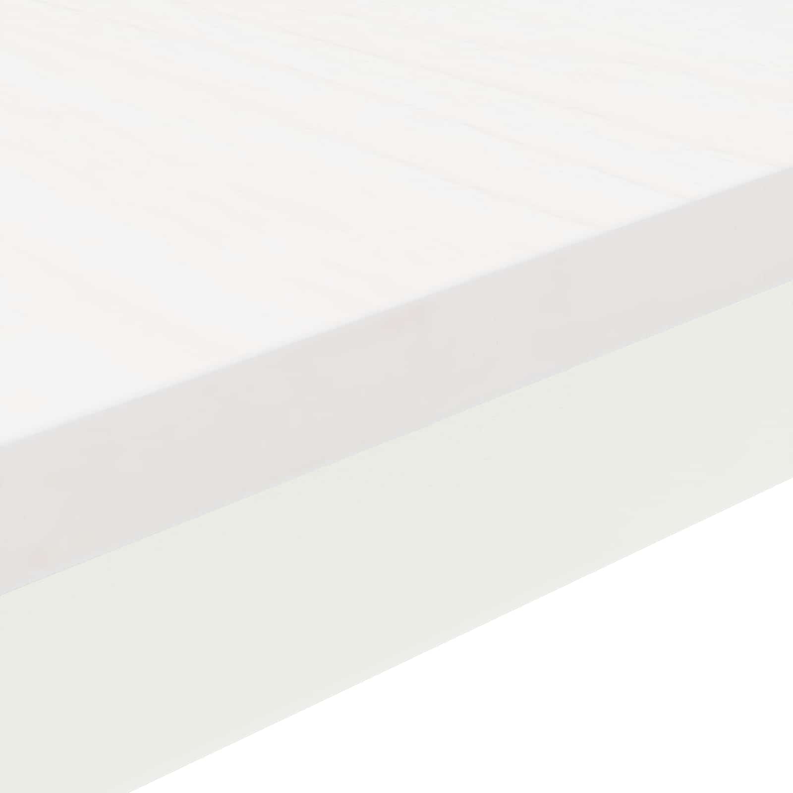 Tavolino da salotto Bianco 60 x 50 x 36 cm Pino massello 892764