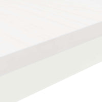 Tavolino da salotto Bianco 60 x 50 x 36 cm Pino massello 892764