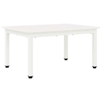 Tavolino da salotto Bianco 60 x 50 x 36 cm Pino massello 892764