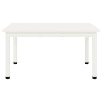 Tavolino da salotto Bianco 60 x 50 x 36 cm Pino massello 892764