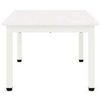 Tavolino da salotto Bianco 60 x 50 x 36 cm Pino massello 892764