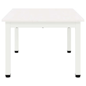 Tavolino da salotto Bianco 60 x 50 x 36 cm Pino massello 892764