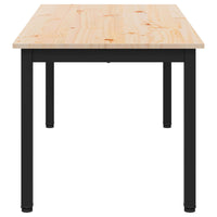 Tavolino da salotto Naturale 100 x 50 x 45 cm Pino massello 892765