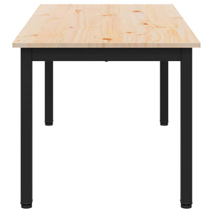 Tavolino da salotto Naturale 100 x 50 x 45 cm Pino massello 892765