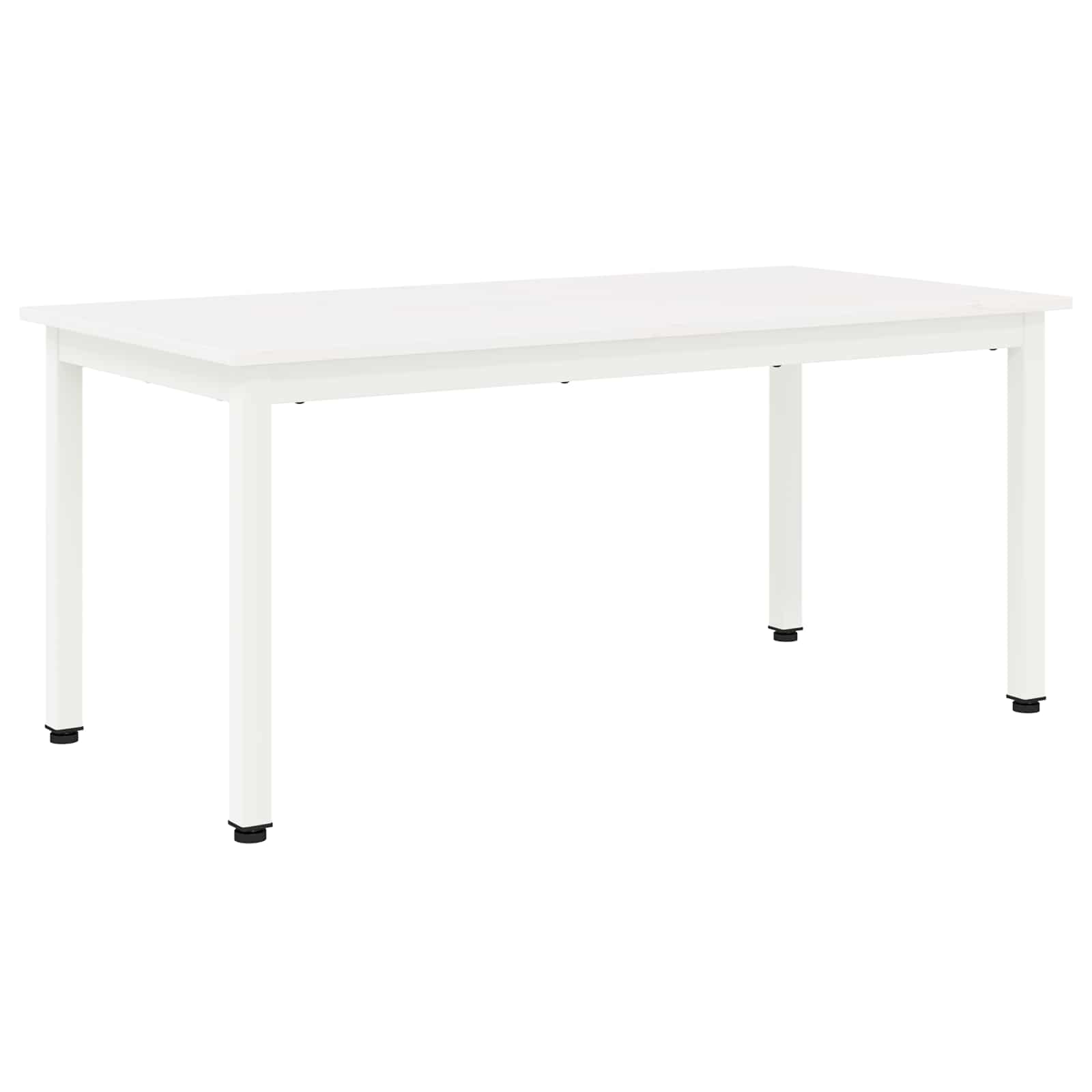 Tavolino da salotto Bianco 100 x 50 x 45 cm Pino massello 892766