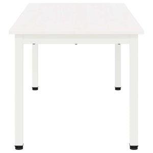 Tavolino da salotto Bianco 100 x 50 x 45 cm Pino massello 892766