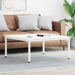 Tavolino da salotto Bianco 100 x 100 x 45 cm Pino massello 892770