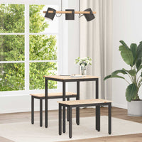 Tavolo da pranzo Naturale 60 x 60 x 75 cm Pino massello 892779