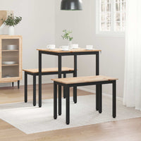 Tavolo da pranzo Naturale 60 x 60 x 75 cm Pino massello 892779