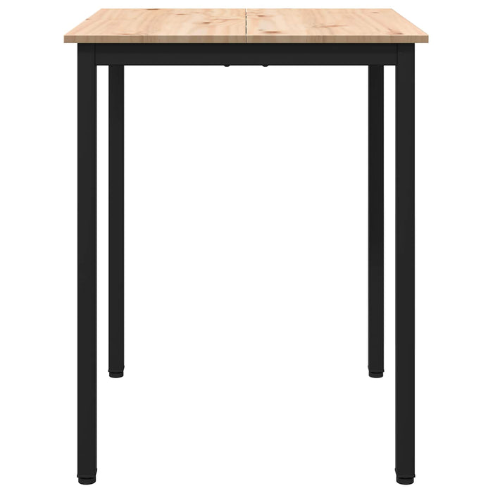 Tavolo da pranzo Naturale 60 x 60 x 75 cm Pino massello 892779