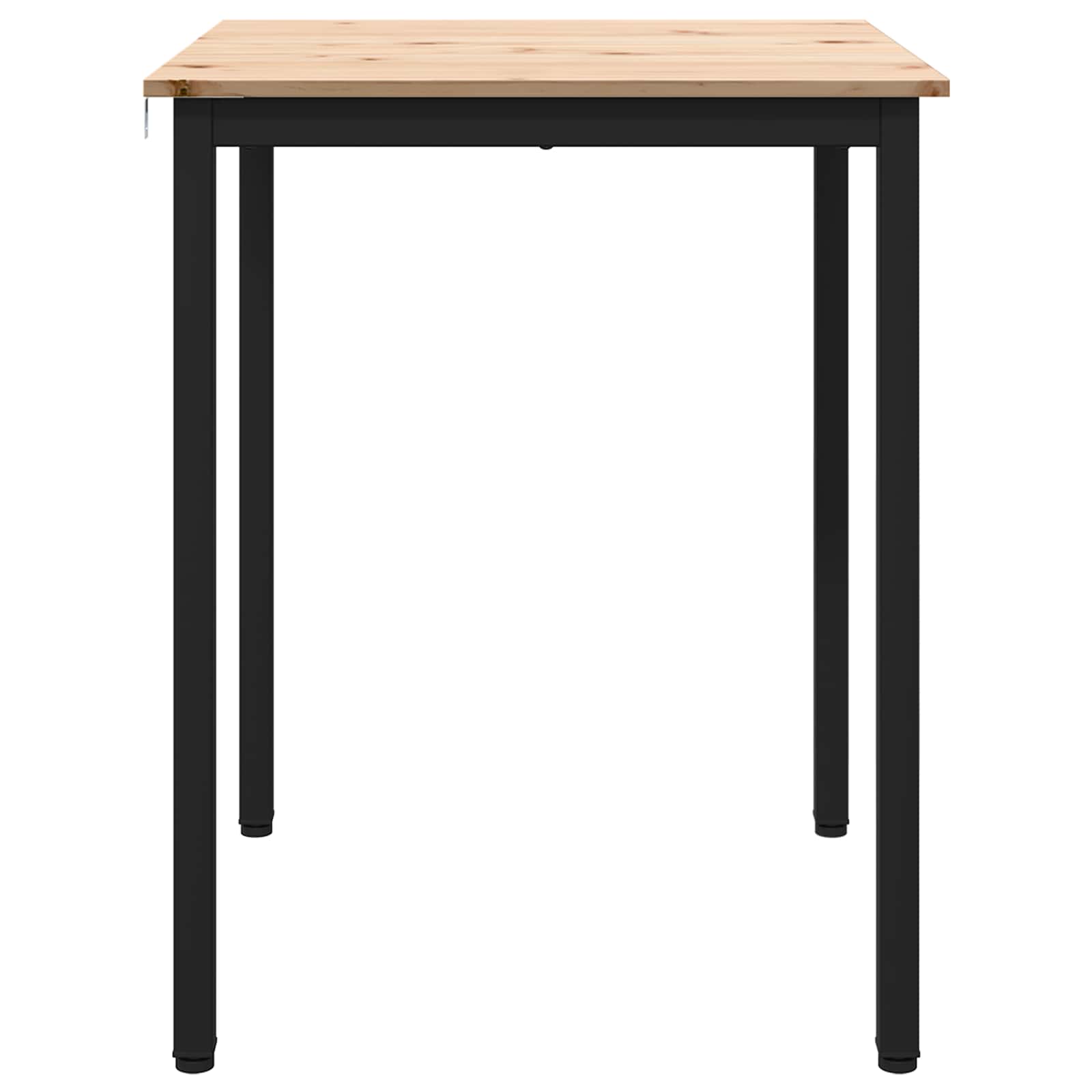 Tavolo da pranzo Naturale 60 x 60 x 75 cm Pino massello 892779