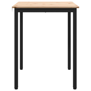 Tavolo da pranzo Naturale 60 x 60 x 75 cm Pino massello 892779