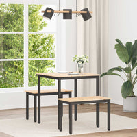 Tavolo da pranzo Naturale 70 x 70 x 75 cm Pino massello 892781