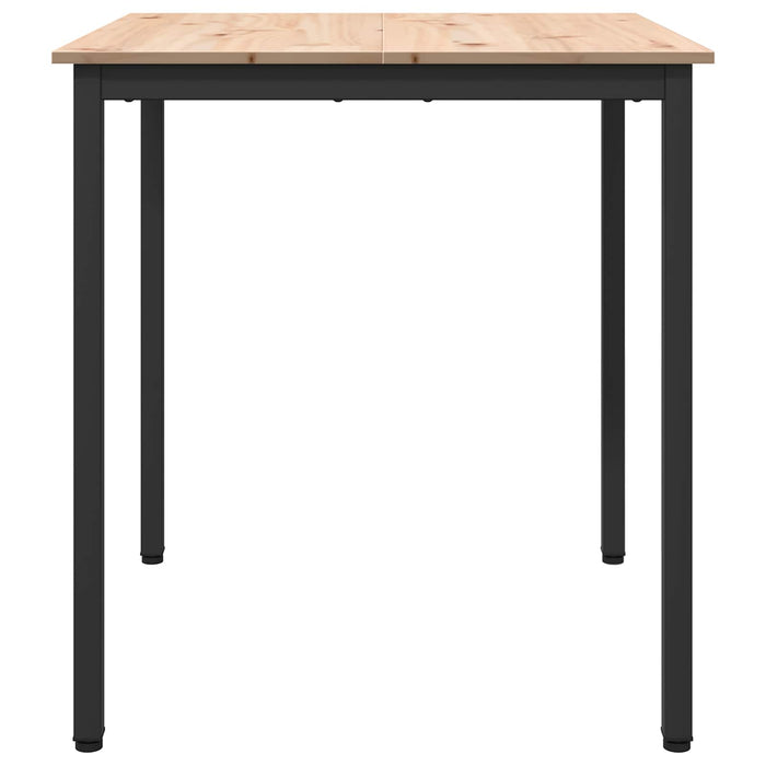 Tavolo da pranzo Naturale 70 x 70 x 75 cm Pino massello 892781