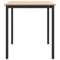 Tavolo da pranzo Naturale 70 x 70 x 75 cm Pino massello 892781