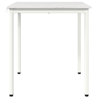 Tavolo da pranzo Bianco 70 x 70 x 75 cm Pino massello 892782