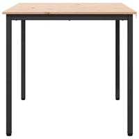 Tavolo da pranzo Naturale 80 x 80 x 75 cm Pino massello 892783