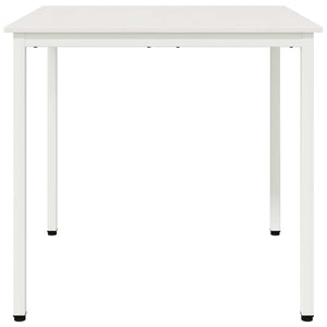 Tavolo da pranzo Bianco 80 x 80 x 75 cm Pino massello 892784