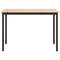 Tavolo da pranzo Naturale 110 x 55 x 75 cm Pino massello 892785