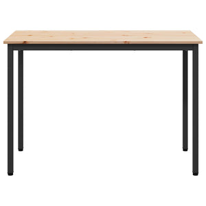 Tavolo da pranzo Naturale 110 x 55 x 75 cm Pino massello 892785